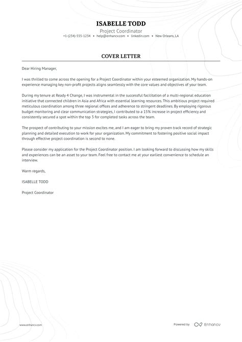 Your Guide to Crafting a Nonprofit Cover Letter .